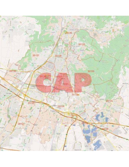 Mappa dei cap di Brescia jpg