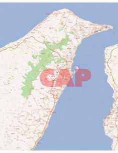 Mappa dei cap di Messina jpg