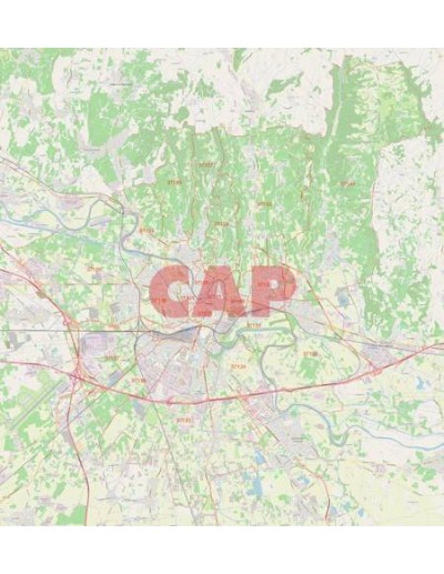 Mappa dei cap di Verona jpg