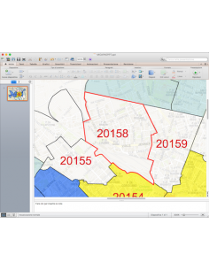 Mappa dei CAP di Milano con stradario PowerPoint 2