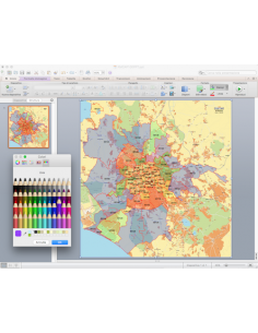 Mappa dei CAP di Roma comune con stradario PowerPoint 2