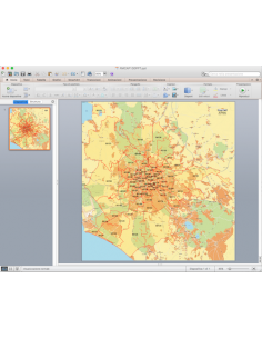 Mappa dei CAP di Roma comune con stradario PowerPoint