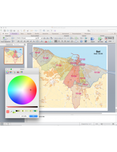 Mappa dei CAP di Bari con stradario PowerPoint