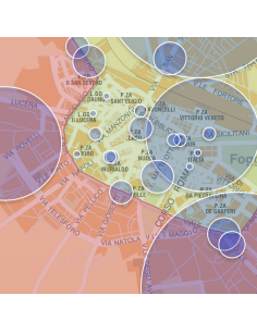 Mappa dei CAP di Foggia con stradario PowerPoint 2