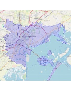 Mappa dei quartieri di Venezia KML