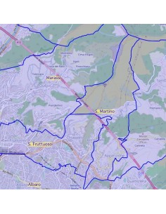 Mappa dei quartieri di Genova KML 2