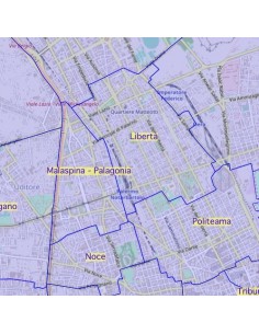Mappa dei quartieri di Palermo KML 2