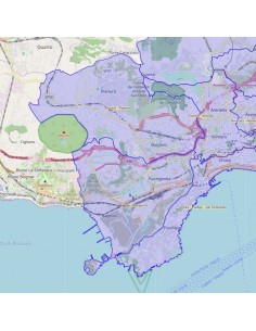 Mappa dei quartieri di Napoli KML 2
