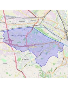 Mappa dei quartieri di Firenze KML 2