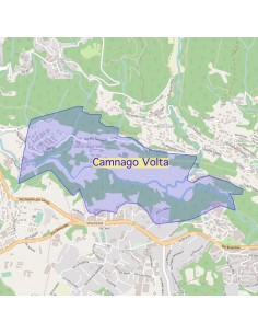 Mappa dei quartieri di Como KML 2