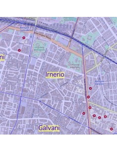 Mappa dei quartieri di Bologna KML 2