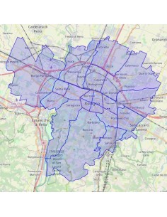 Mappa dei quartieri di Bologna KML