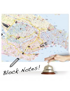 Mappa di Venezia su Block Notes A3