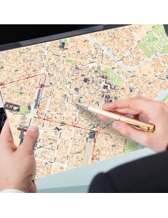 Mappa di Torino su Block Notes A3