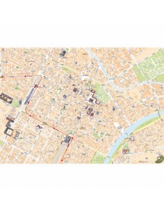 Mappa di Torino su Block Notes A3 2