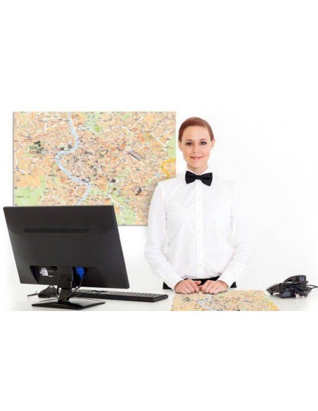 Mappa di Ravenna su Block Notes A3