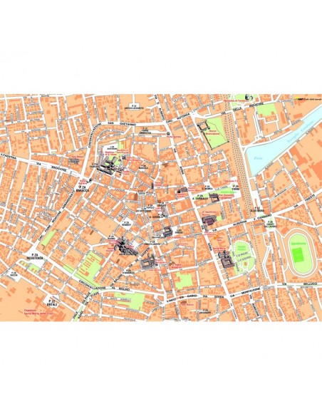 Mappa di Ravenna su Block Notes A3