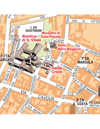 Mappa di Ravenna su Block Notes A3