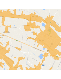 Mappa delle Aree Urbane d'Italia KML 2