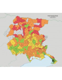 Mappa dei comuni e CAP del Friuli Venezia Giulia jpg 2