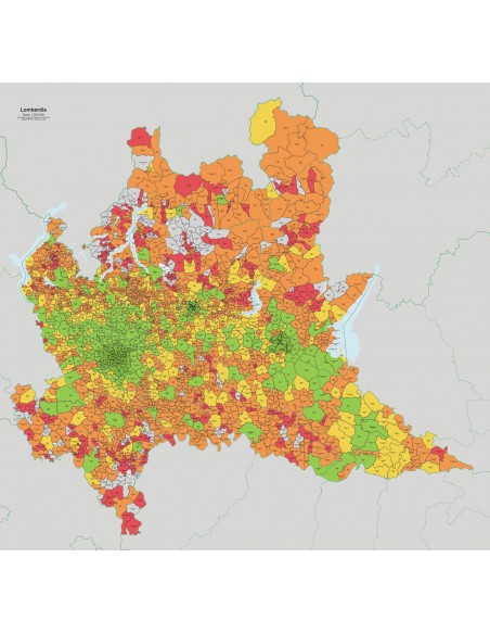 Mappa dei comuni e CAP della Lombardia jpg