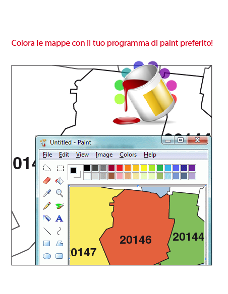 Mappa dei comuni e CAP della Lombardia jpg