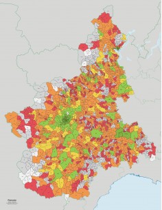 Mappa dei comuni e CAP del Piemonte jpg 2