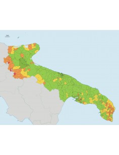 Mappa dei comuni e CAP della Puglia jpg 2