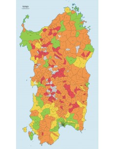 Mappa dei comuni e CAP della Sardegna jpg 2
