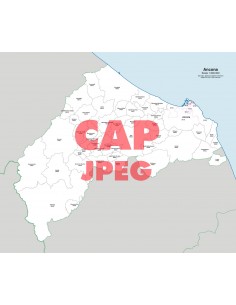Mappa dei comuni e CAP della provincia di Ancona jpg