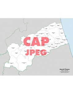 Mappa dei comuni e CAP della provincia di Ascoli Piceno jpg