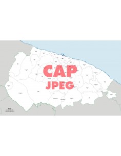 Mappa dei comuni e CAP della provincia di Bari jpg