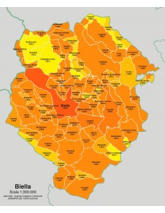 Mappa dei comuni e CAP della provincia di Biella jpg 2