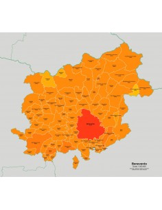 Mappa dei comuni e CAP della provincia di Benevento jpg 2