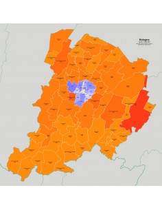 Mappa dei comuni e CAP della provincia di Bologna jpg 2