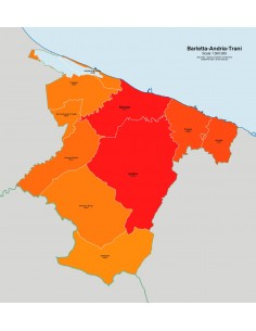 Mappa dei comuni e CAP della provincia di Barletta jpg 2