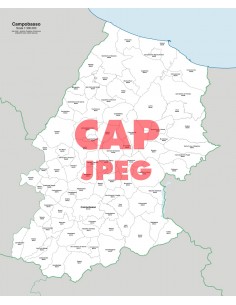 Mappa dei comuni e CAP della provincia di Campobasso jpg