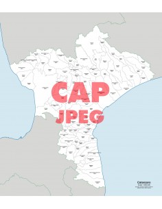 Mappa dei comuni e CAP della provincia di Catanzaro jpg