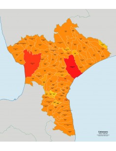 Mappa dei comuni e CAP della provincia di Catanzaro jpg 2