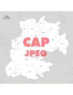 Mappa dei comuni e CAP della provincia di Enna jpg