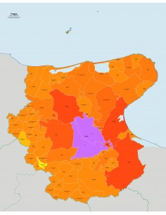 Mappa dei comuni e CAP della provincia di Foggia jpg 2