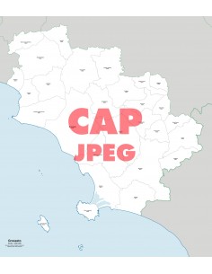 Mappa dei comuni e CAP della provincia di Grosseto jpg