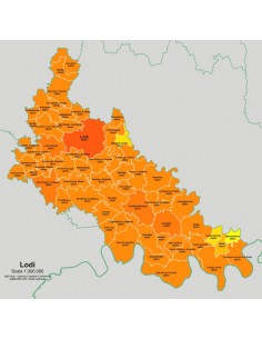 Mappa dei comuni e CAP della provincia di Lodi jpg 2