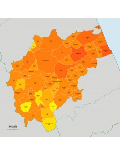 Mappa dei comuni e CAP della provincia di Macerata jpg 2