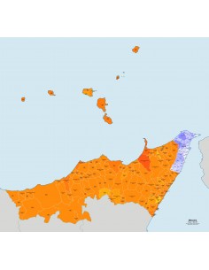 Mappa dei comuni e CAP della provincia di Messina jpg 2