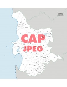 Mappa dei comuni e CAP della provincia di Oristano jpg