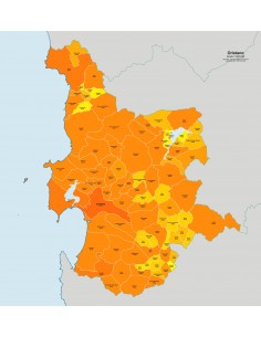 Mappa dei comuni e CAP della provincia di Oristano jpg 2