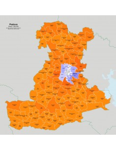 Mappa dei comuni e CAP della provincia di Padova jpg 2