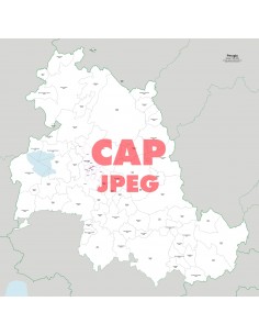 Mappa dei comuni e CAP della provincia di Perugia jpg