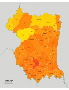 Mappa dei comuni e CAP della provincia di Pordenone jpg 2
